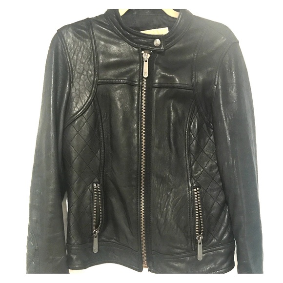 Michael Kors Jackets & Coats Michael Kors Leather Bomber Poshmark
